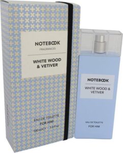 Notebook White Wood & Vetiver by Selectiva SPA 100 ml - Eau De Toilette Spray - Image 2