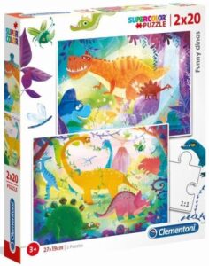 Clementoni Puzzel 2x20 stukjes Dino - Image 2