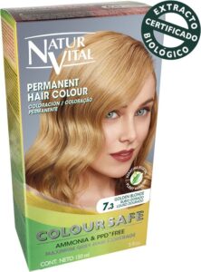 Coloursafe Permanent Hair Color By Natur Vital #7.3-golden Blonde - Image 2