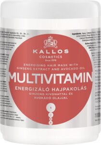 Kallos - Multivitamin with Ginseng Extract and Avocado Hair Mask - 1000ml - Image 3