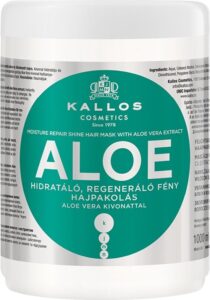 Kallos - Aloe Vera Moisture Repair Shine Hair Mask - 1000ml - Image 2