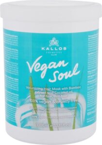 Kallos - Vegan Soul Hair Mask - Moisturizing Hair Mask With Bamboo - Image 2