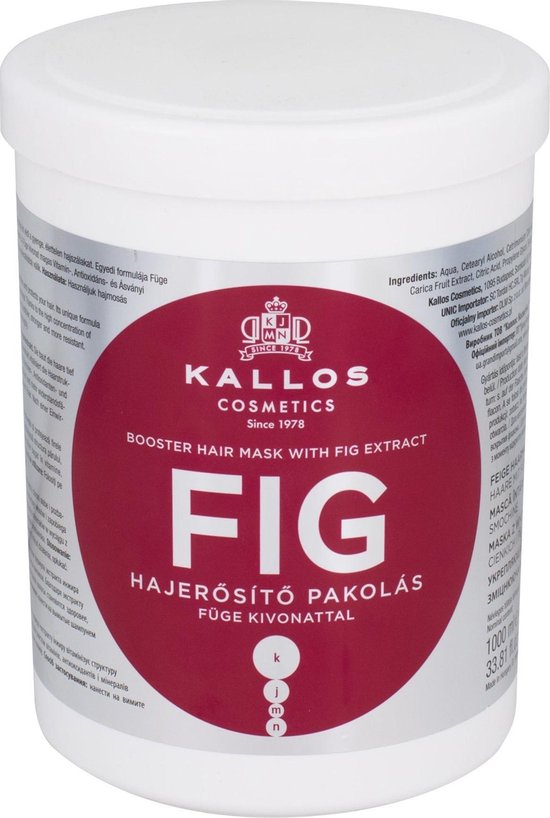 550x818-77 Kallos - Fig Hair Mask ( Weak and Damaged Hair ) - 1000ml - Image 1