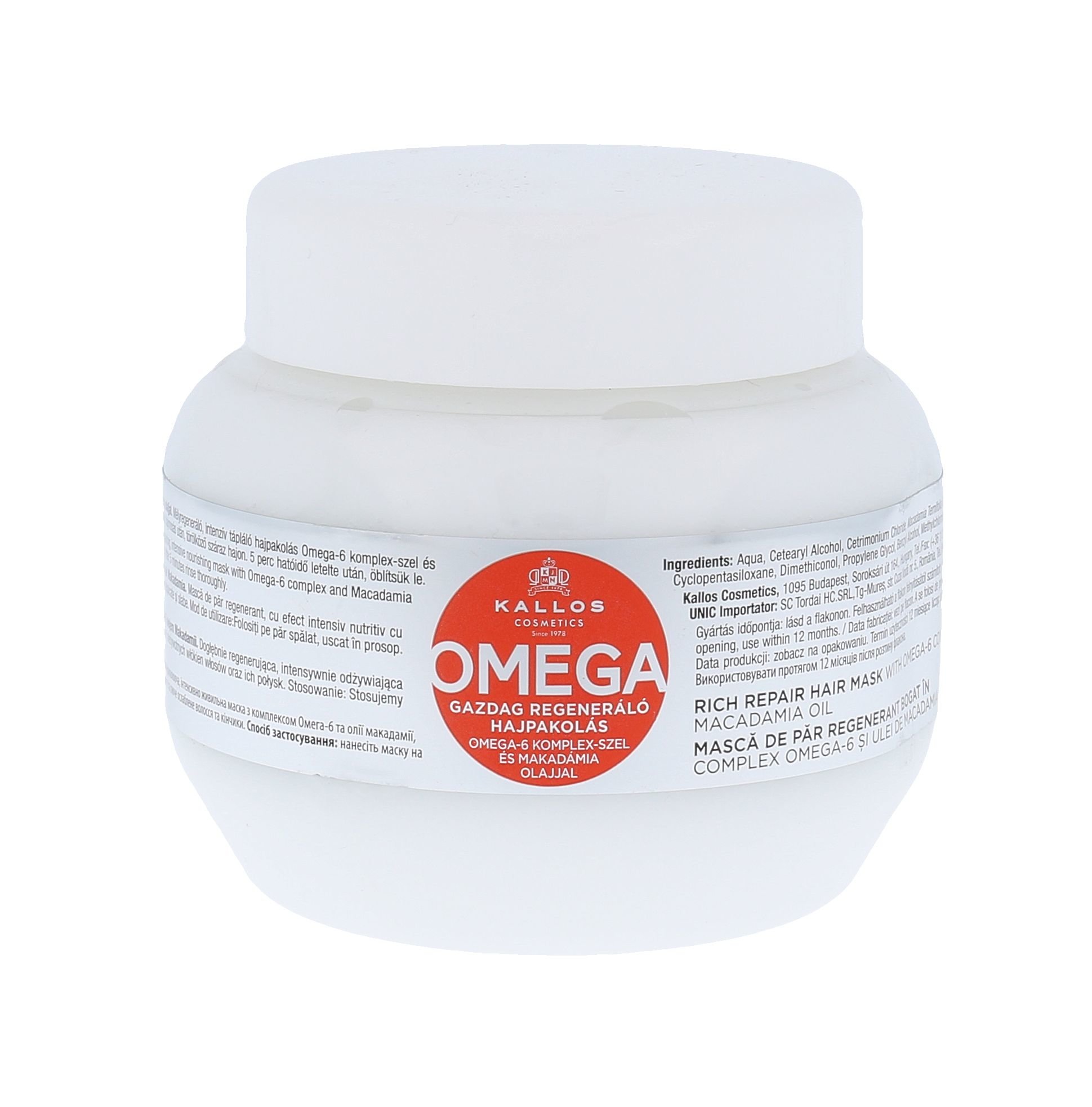 63205_3ef8ae4c0c3de5607066d45e4b763c3d Kallos Omega Rich Repair Hair Mask 275 ml - Image 1
