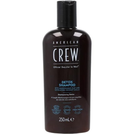 PzUcQP4tkbzJDP2u54kyfQ American Crew - Detox Shampoo 250 ml - Image 1
