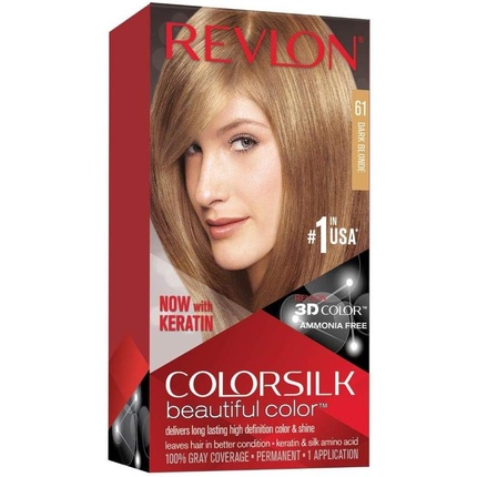 TJ7ktK6yrEKnKkYN2zZaRa Revlon Colorsilk Beautiful Color 61 Blond Hair Coloring - Image 1