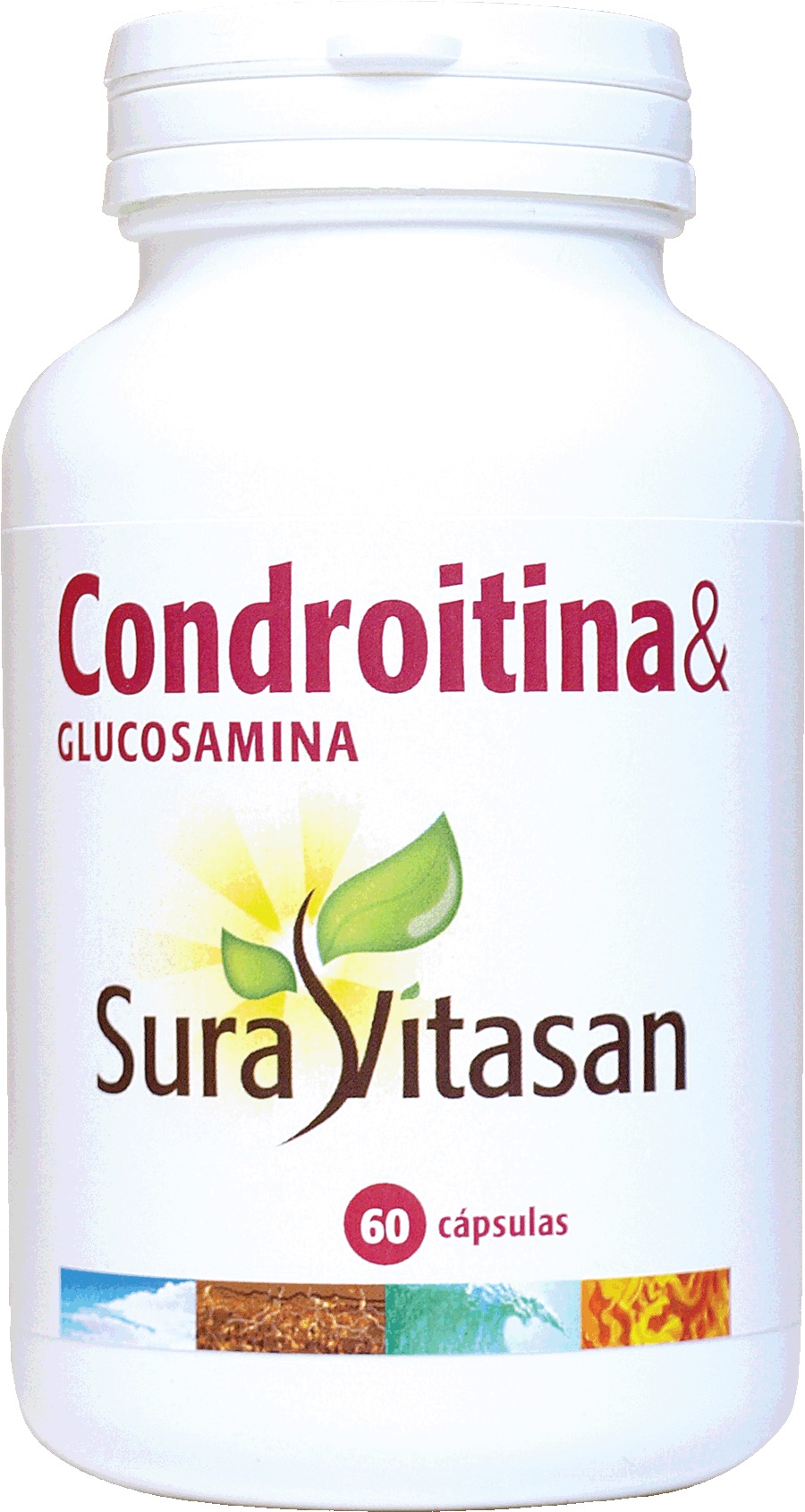 0628747116237 Sura Vitas Condroitina Glucosamina 60 Caps - Image 1
