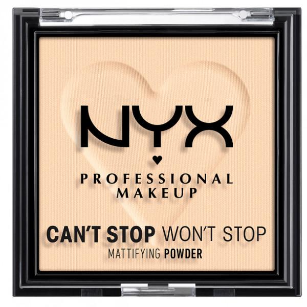 0800897004200 Nyx Can't Stop Won't Stop Mattifying Powder Fair - Image 1