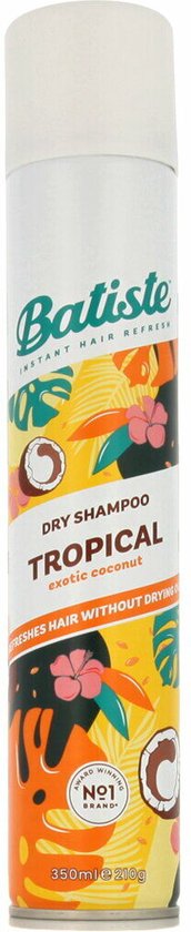 172x840-50 Dry Shampoo Batiste Tropical 350 ml - Image 1