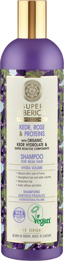 207x840-107 Natura Siberica Super Siberica Hydra Volume Shampoo Voor Breekbaar Haar 400 ml - Image 1