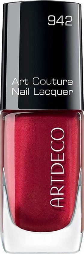 280x840-9 Artdeco - Art Couture Nail Lacquer / Parelmoer nagellak - 10 ml - 942 Venetian Red - Image 1