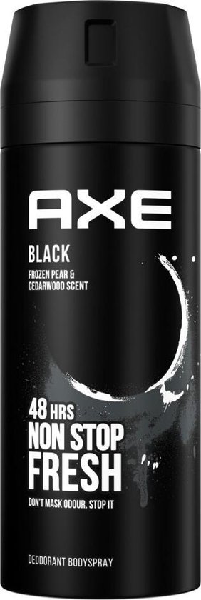 282x840-10 Axe Deodorant Bodyspray Black 150 ml - Image 1