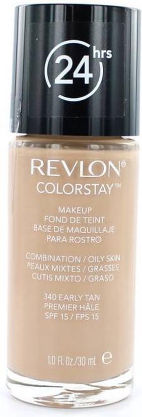 286x840-43 Revlon Colorstay 24hrs make up SPF 15 340 Early Tan combination to oily skin 30 ml - Image 1