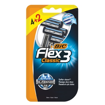 3086123242593 Bic Flex 3 Hojas Maq Afeitar 4 2 Ud - Image 1