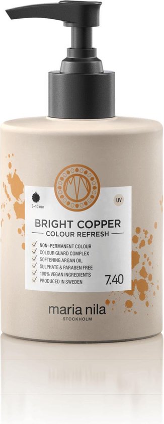 326x840-101 Maria Nila Colour Refresh 300ml-Bright Copper 7.40 - Image 1
