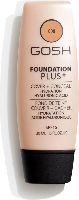 332x840-84 Gosh - Foundation Plus+ Concealing And Correcting Face Primer 008 Golden 30Ml - Image 1