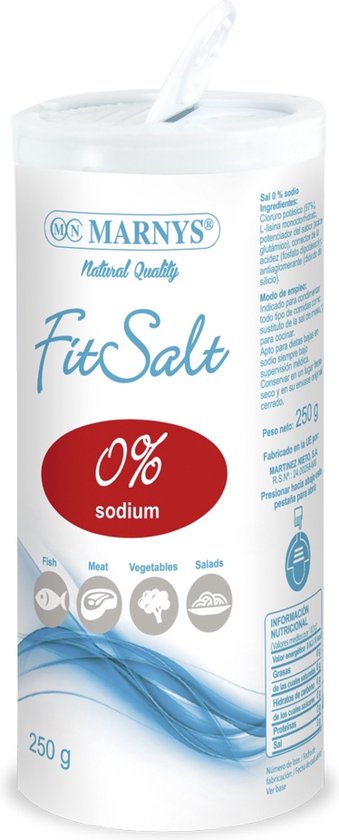339x840-58 Nutricosmetics - Marnys Fitsalt 0 Sodio 250g - Image 1