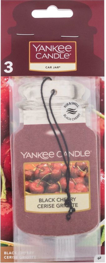 340x840-117 Yankee Candle - Car Jar - Black Cherry - Set van 3 - Image 1