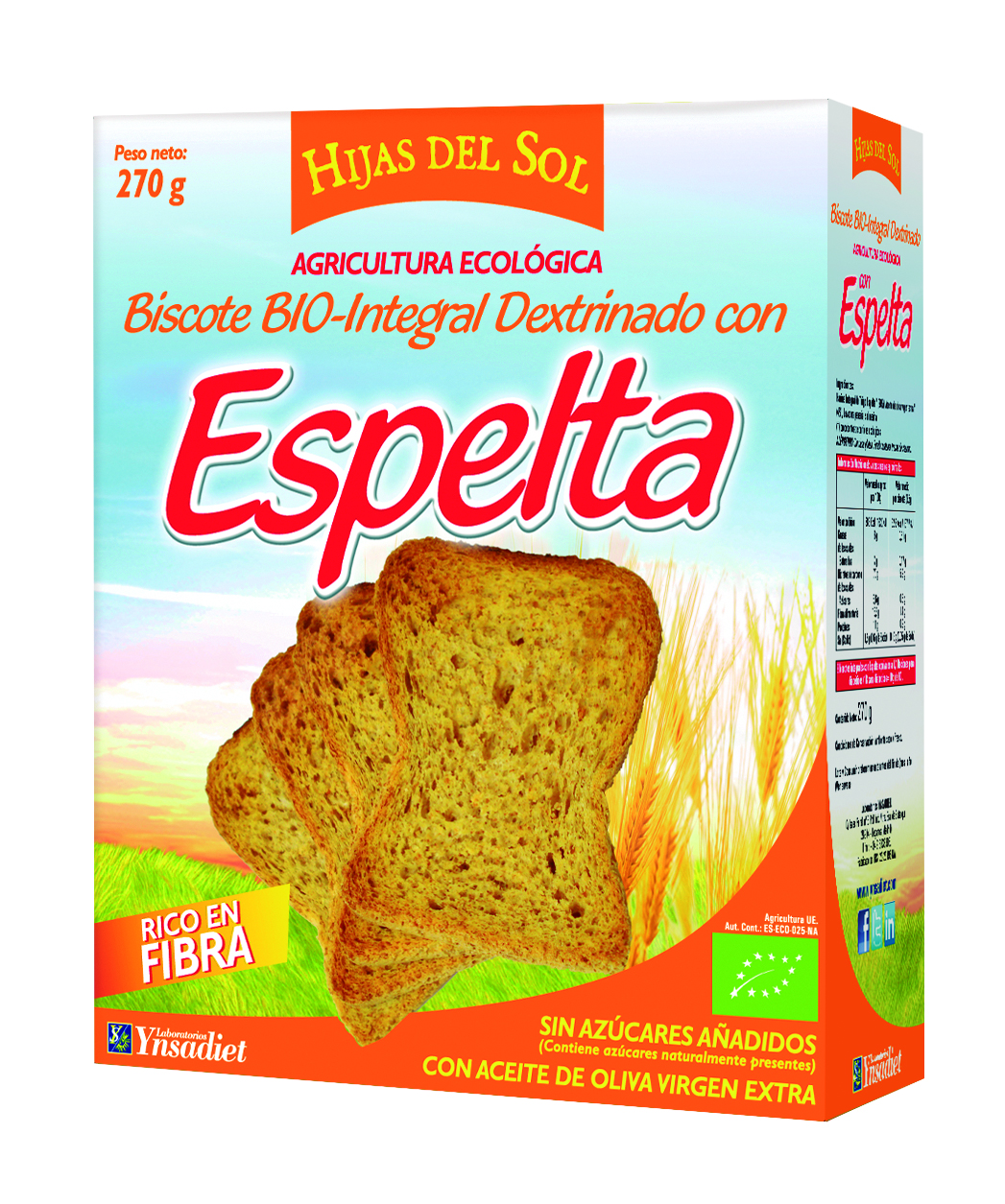 370373_3b4a6ef0016793f8bf7e5a7b4e77a47a Ynsadiet Pan Dextrinado Bio Espelta 270g - Image 1