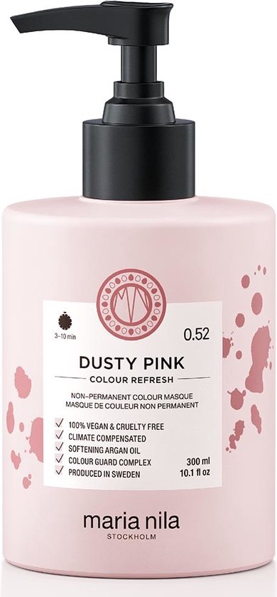 390x840-87 Maria Nila Colour Refresh 300ml - Dusty Pink 0.52 - Image 1