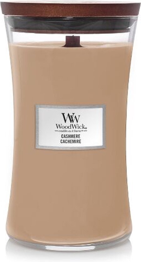 451x840-95 WoodWick - Cashmere Large Candle - Image 1