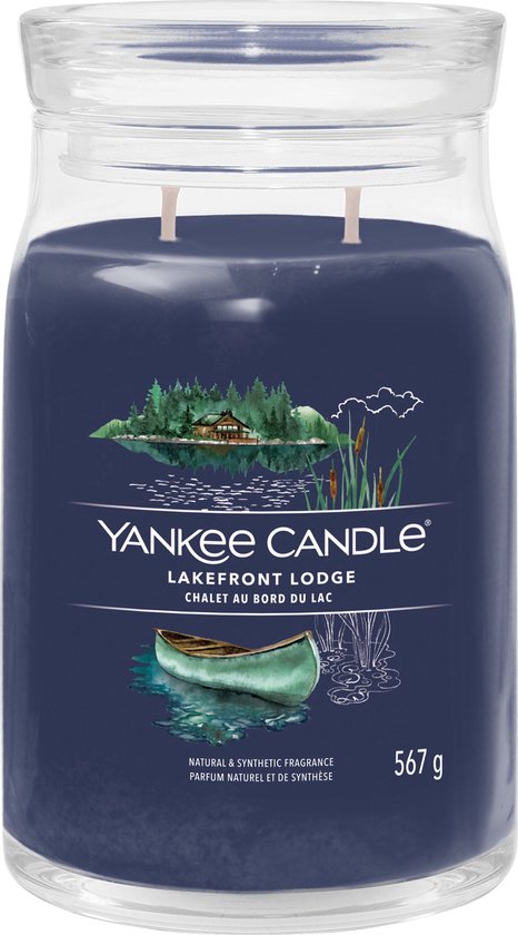 466x840-112 Yankee Candle - Lakefront Lodge Signature Large Jar - Image 1