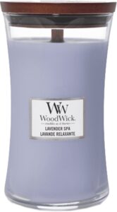 WoodWick Hourglass Large Geurkaars - Lavender Spa - Image 3