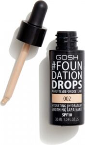 Gosh - #Foundation Drops Moisturizing & Smoothing Face Primer 002 Ivory 30Ml - Image 3