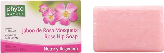 550x180-13 Luxana Phyto Nature Pastilla Jabon Rosa Mosqueta 120 G - Image 1