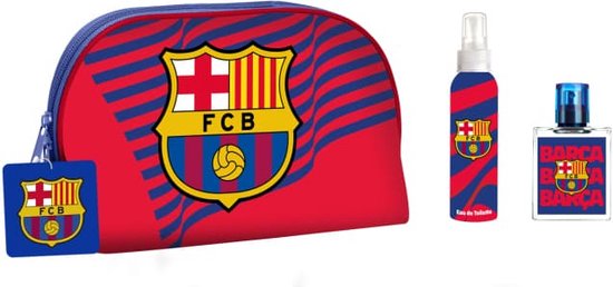 550x258-19 FC Barcelona Toilet Bag EDT 50 ml + Shower Gel 60 ml - Image 1