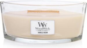 WoodWick Heartwick Flame Ellipse Geurkaars - Vanilla Bean - Image 2