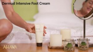 Ahava Body Mud Dermud Intensive Foot Cream Creme DrogeGeirriteerde Huid 100ml - Image 2