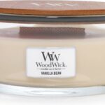 WoodWick Heartwick Flame Ellipse Geurkaars - Vanilla Bean