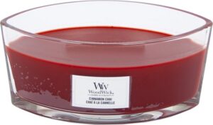 WoodWick Heartwick Flame Ellipse Geurkaars - Cinnamon Chai - Image 4