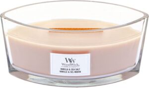 WoodWick Heartwick Flame Ellipse Geurkaars - Vanilla & Sea Salt - Image 4