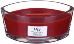 WoodWick Heartwick Flame Ellipse Geurkaars - Cinnamon Chai - Image 2
