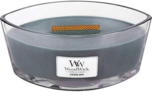 WoodWick Heartwick Flame Ellipse Geurkaars - Evening Onyx - Image 4