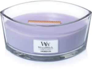 WoodWick Heartwick Flame Ellipse Geurkaars - Lavender Spa - Image 3