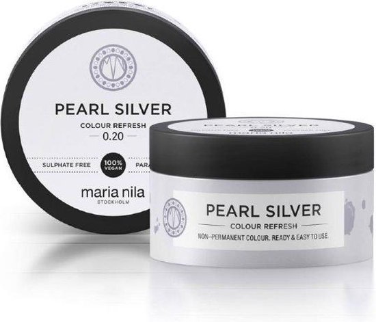 550x471-84 Maria Nila Colour Refresh - Pearl Silver 0.20 - 100 ml - Image 1