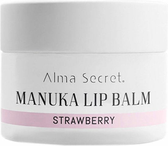 550x479-18 Lipbalsem Alma Secret Manuka Aardbei 10 ml - Image 1