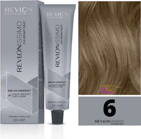 550x543-86 Permanente kleurcrème Revlon Revlonissimo Colorsmetique 6-dark blonde (60 ml) - Image 1