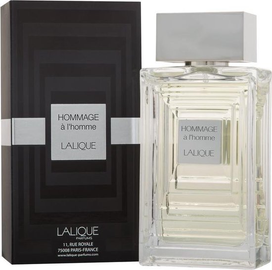 550x546-62 Lalique Hommage à L'Homme - 50 ml - eau de toilette spray - herenparfum - Image 1