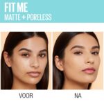 Fit Me Matte+poreless Foundation By Maybelline #124-soft-sand - Image 3