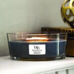 WoodWick Heartwick Flame Ellipse Geurkaars - Evening Onyx - Image 2