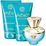 Versace Dylan Turquoise pour Femme Giftset - 50 ml eau de toilette spray + 50 ml showergel + 50 bodylotion - cadeauset voor dames - Image 4