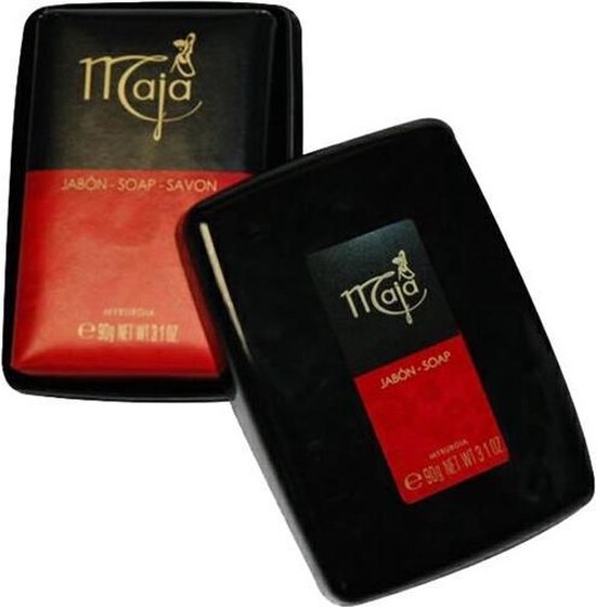 550x560-94 Maja Soap With Soap Holder 90g - Image 1