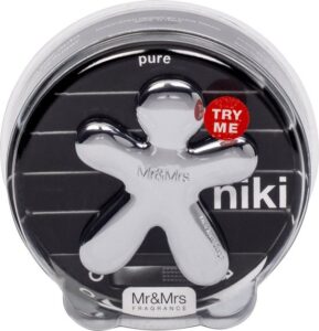 Mr & Mrs Fragrance Niki Car Chrome Silver - Pure - Image 2