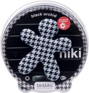 Mr & Mrs Fragrance Niki Car Pied de Poule - Black Orchid - Image 2