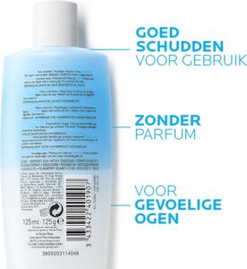 La Roche-Posay Respectissime waterproof oog-makeup reiniging gevoelige ogen - Gezichtsreinigingsmiddel- 125ml - Image 2