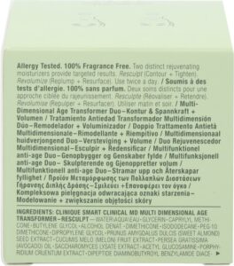 Clinique De Aging Clinique Smart Clinical MD Multi Dimensional Age Transformer Duo Gel Creme Resculpt   Revolumize 50ml - Image 6